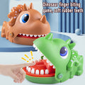 Biting Finger Dinosaur Shark Crocodile Prank Toy for Kids Kids Prank Toy Richie's 8200A-1 brown