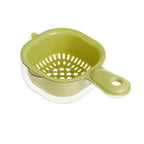 Double-Layer Drainage Basket Fruit & Vegetable Washing Bowl Drainage Washing Basket Richie's Green