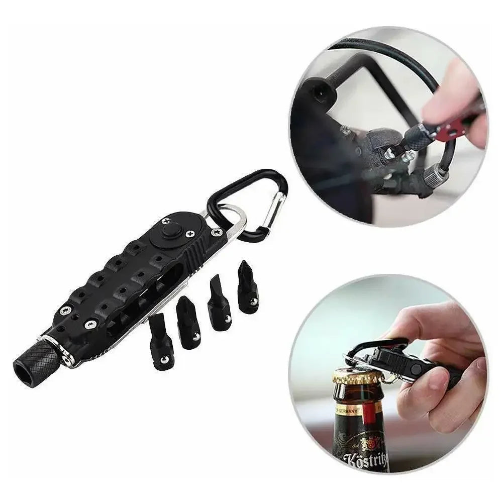 TOTNEND Mini EDC Keychain Screwdriver Multitool | Steel EDC Keychain Multitool Richie's 1pcs