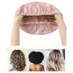 Waterproof Satin-Lined Reusable Shower Cap | Floral Bonnet Shower Cap Bonnet Richie's