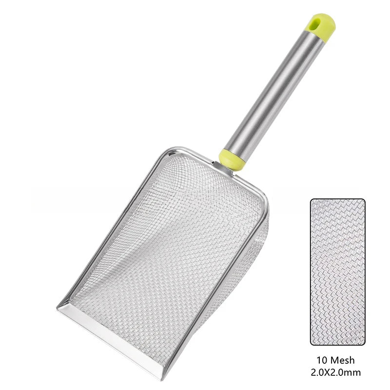 Stainless Steel Fine Mesh Cat Litter Scoop – Non-Stick & Durable Cat Litter Scoop Richie's 2.0X2.0mm Green