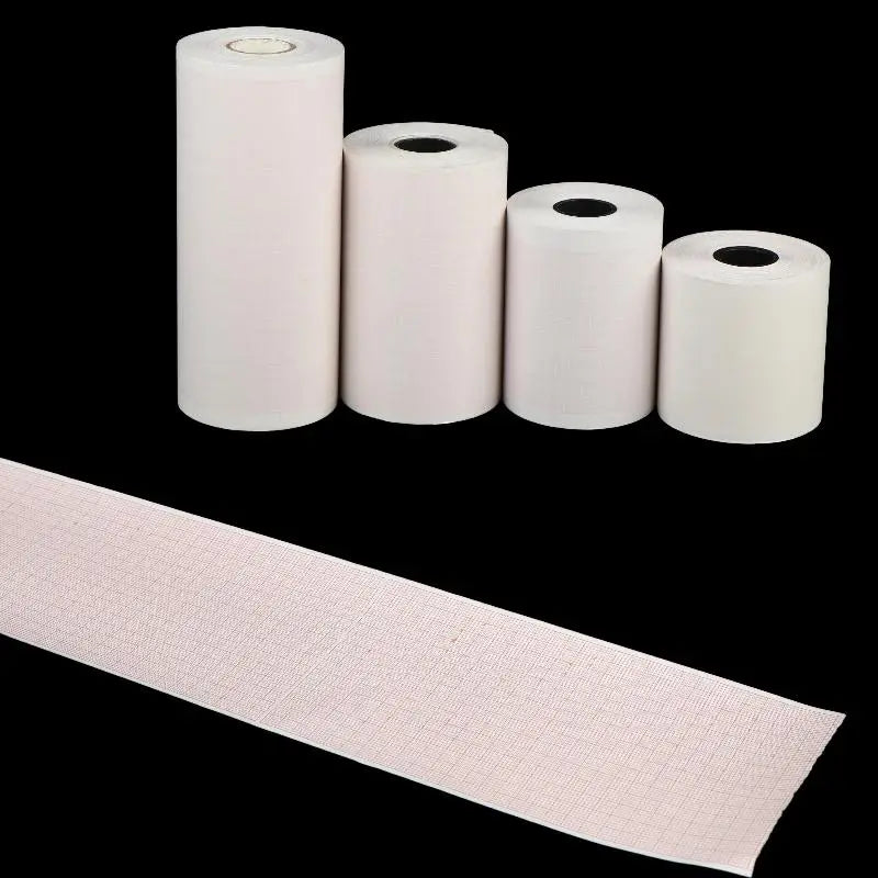 Thermal ECG Printer Paper Roll – Clear Grid 50/63/80/110mm ECG Printer Paper Richie's