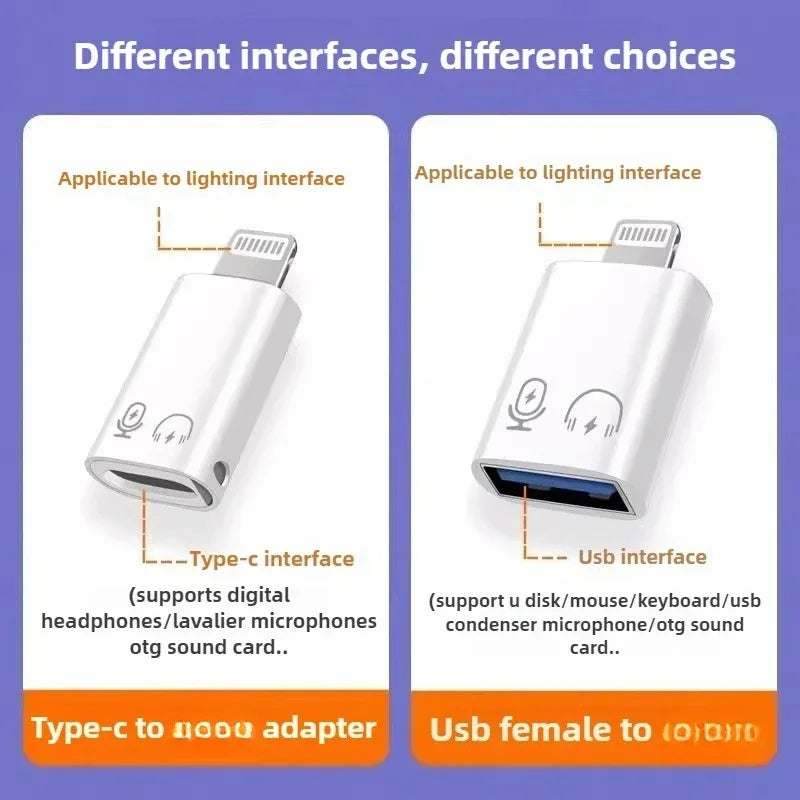 USB-A Female to USB-C Male OTG PD Adapter | Flash Drive USB OTG Adapter Richie's