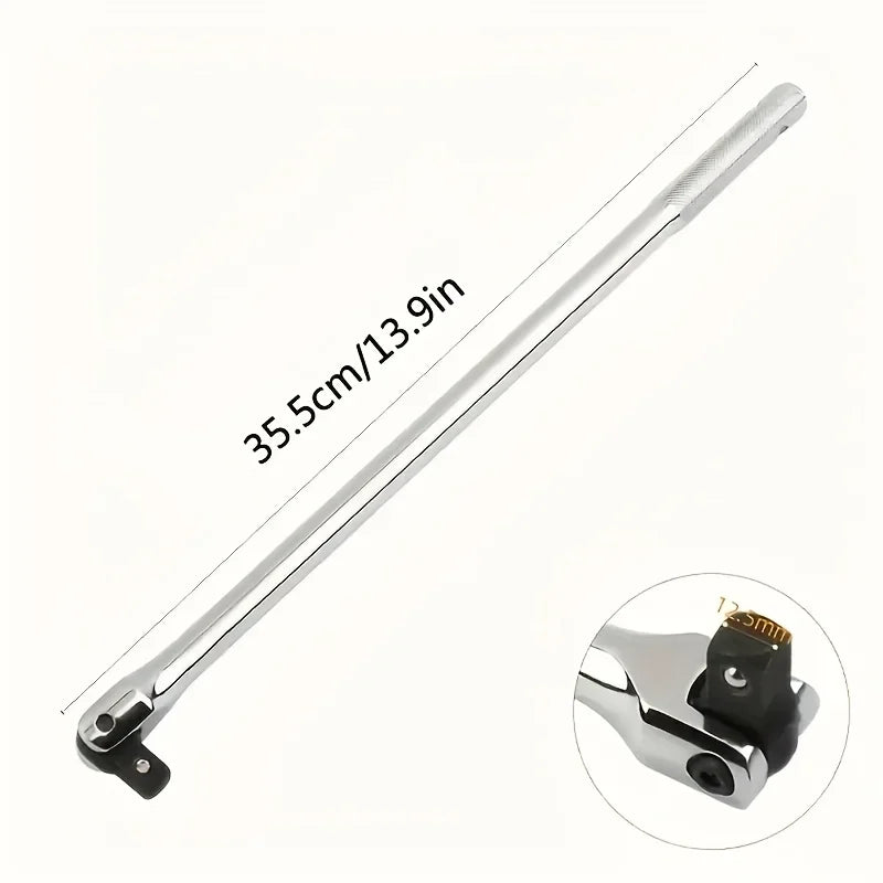 1/2" Drive Flex Head Breaker Bar – CRV Steel Extra Torque Flex Head Breaker Bar Richie's 15 inch
