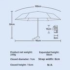 Portable Pocket UV Parasol – Sun & Rain Umbrella | Richie's Compact Travel Parasol Richie's