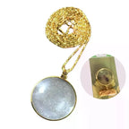 5X Magnifying Glass Necklace Pendant – Portable Monocle Pendant Magnifier Necklace Richie's