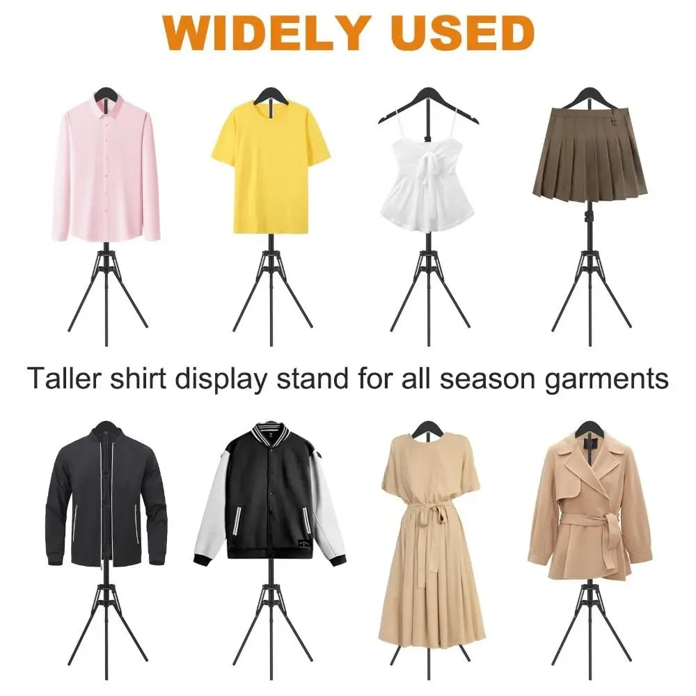 Adjustable Shirt Display Stand 32–63" Foldable Mannequin Rack Garment Display Stand Richie's
