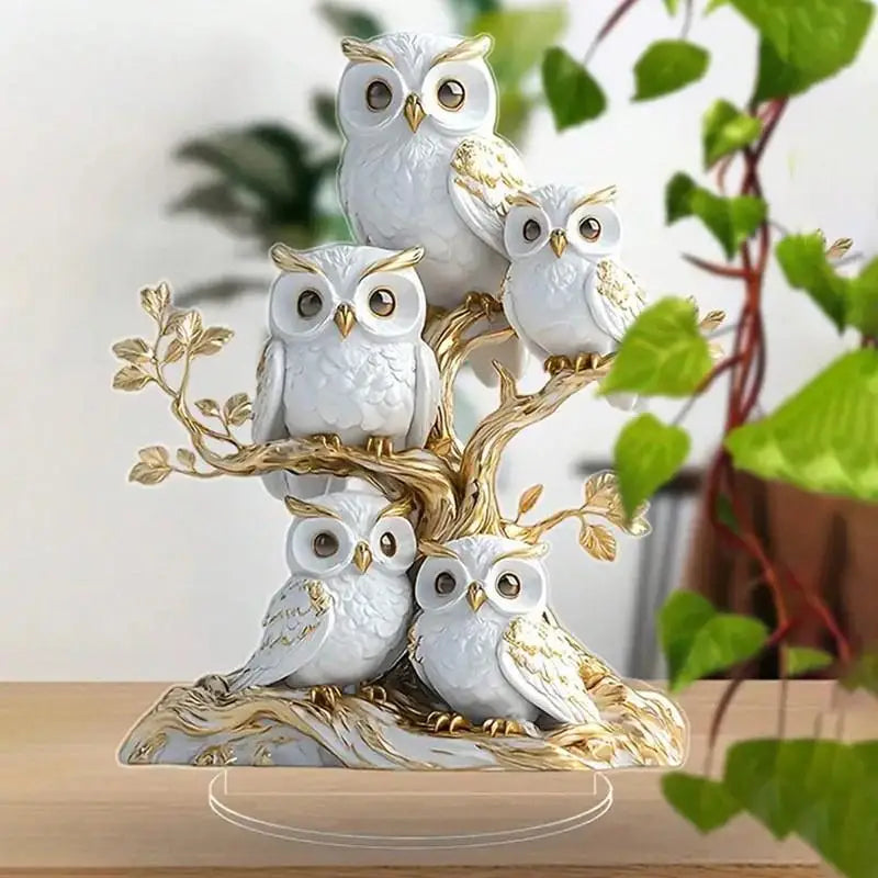2D Anime Owl Statue Acrylic Desktop Decor & Gift Figurine Decorative Figurine Richie's 7