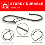 Heavy-Duty Stainless Steel S-Hooks with Safety Lock S-Hooks with Lock Richie's