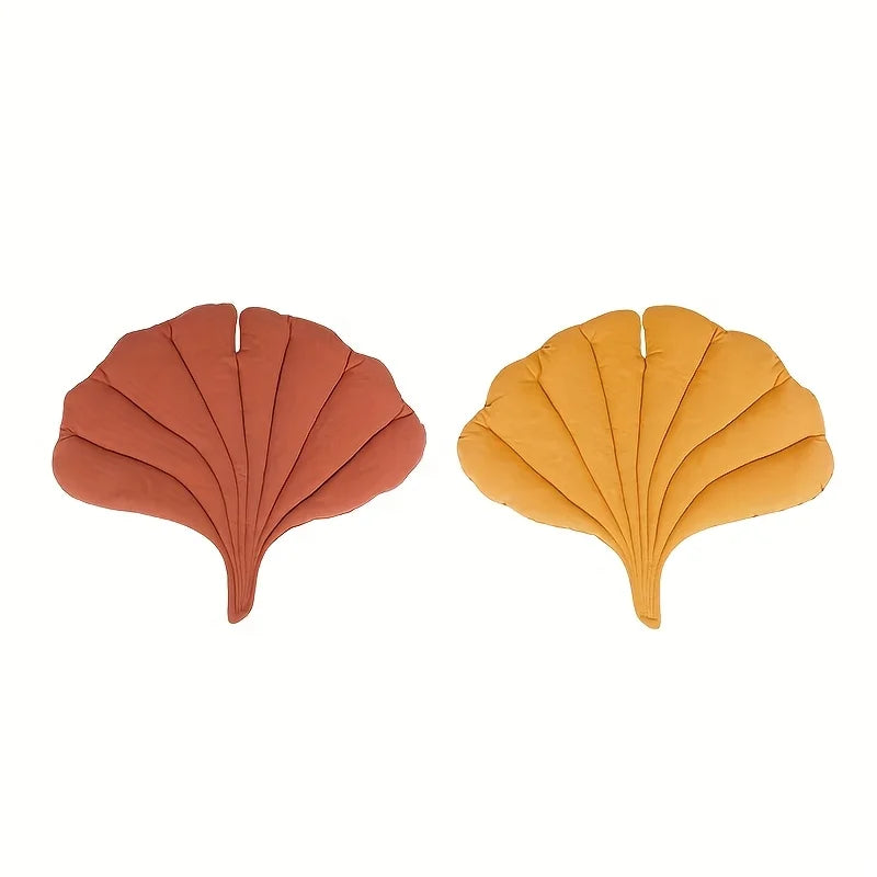 Leaf-Shaped Pet Mat – Washable Chew-Resistant Bed for Cats & Dogs Pet Sleep Mat Richie's 1pc 1