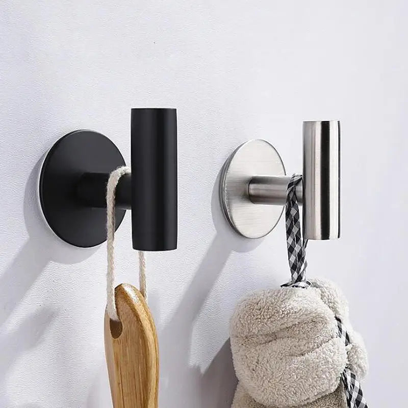 Stainless Steel Adhesive Wall Hooks Rustproof Punch-Free Hanger Adhesive Wall Hooks Richie's