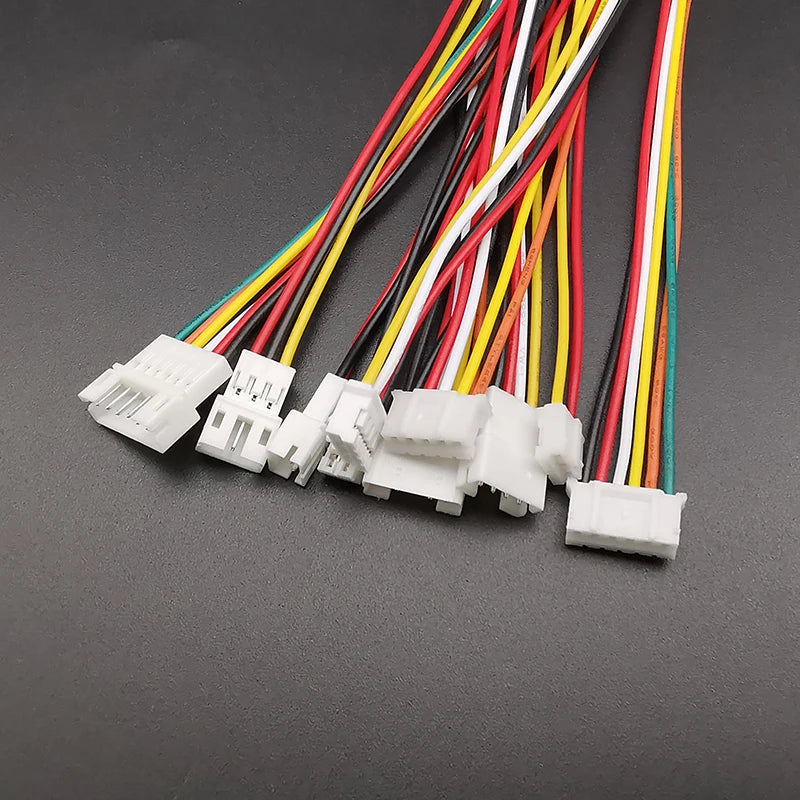 10 Pairs JST PH 2.0mm Connectors 2-6 Pin Male Female Wired Electronics Connector Richie's
