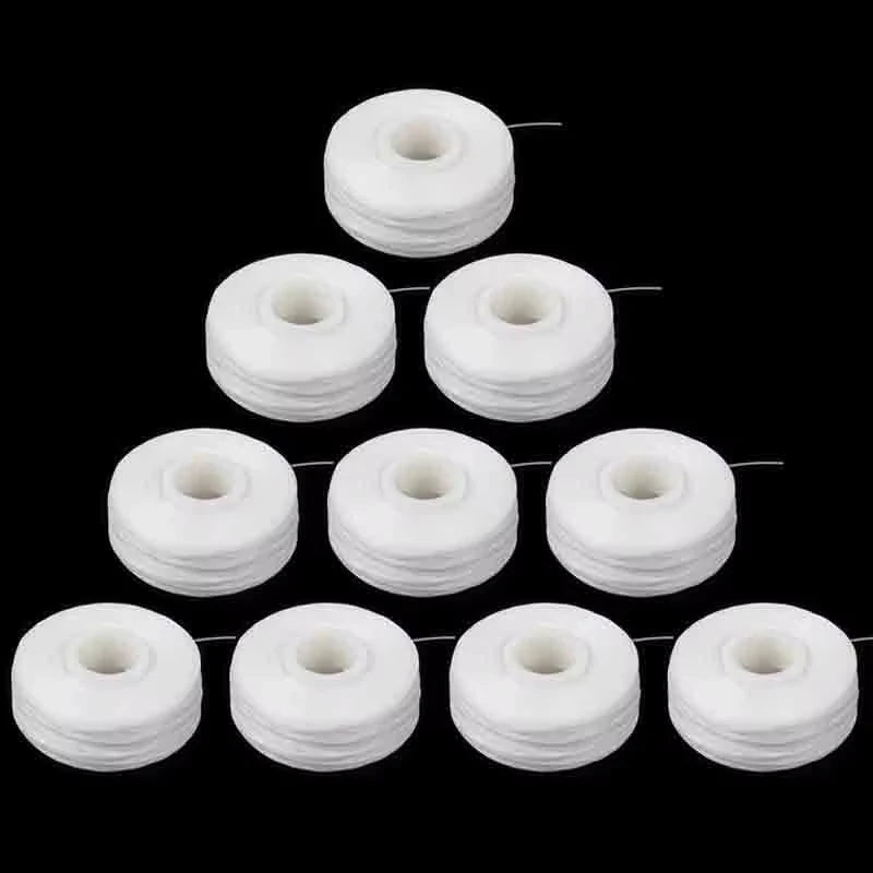 Waxed Mint Dental Floss Spool 50m – 1–10 Rolls | Oral Care Dental Floss Spool Richie's 10Pcs