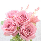 5-Head Silk Artificial Hydrangea Flowers – Lifelike Faux Bouquet Artificial Silk Flowers Richie's