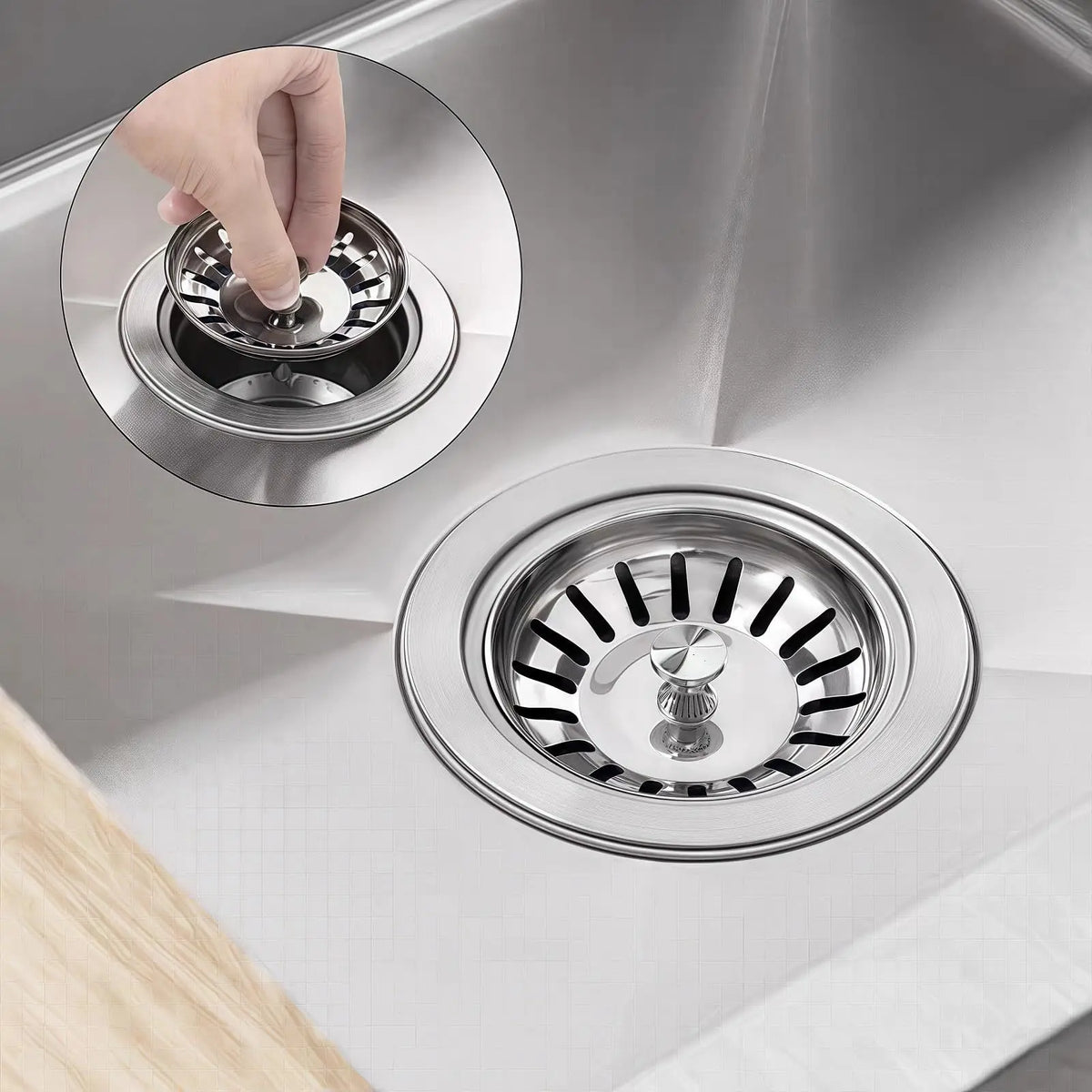 Kitchen Sink Drain Filter & Dishwasher Overflow Pipe – Copper Sink Drain Filter Richie's