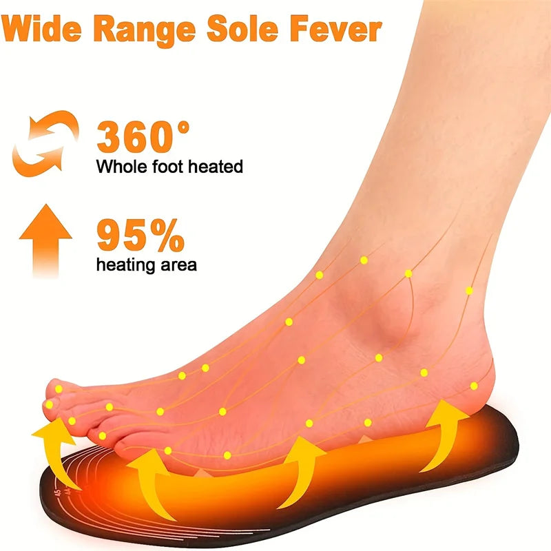 USB Heated Shoe Insoles – Croppable Winter Foot Warmers Heated Shoe Insoles Richie's