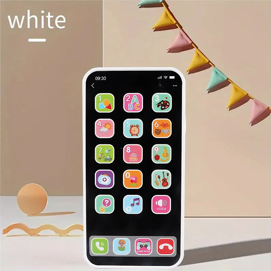 Baby Educational Simulation Phone Toy | Storytelling & Learning Educational Baby Toy Richie's 2929-56-White