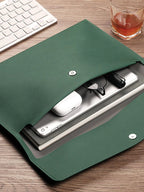 PU Leather A4 Document Folder Snap Closure | Water-Resistant Document Folder Richie's