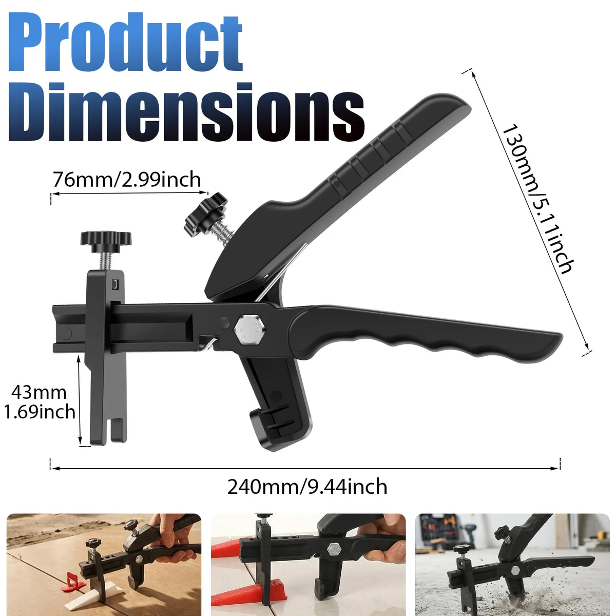 Tile Leveling Pliers – 5-Mode Adjustable Tiling Locator Tool Tile Leveling Pliers Richie's