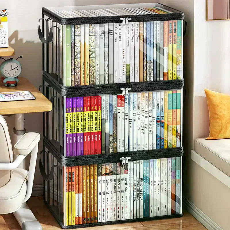 Clear PVC Flip-Top Organizer Box – Large Multi-Purpose Storage Storage Organizer Box Richie's
