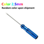 TOTNEND RC Hex Screwdriver Set 1.5–3mm Titanium Coated 4pc Precision Hex Screwdriver Richie's Color 2.5mm 1pcs