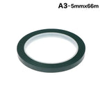 Self-Adhesive Grid Marking Tape 5/8mm 66M – PET Positioning Tape Marking Tape Richie's 5mm Green