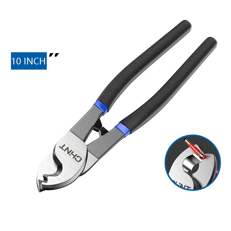 Wire Stripper & Cable Cutter Pliers 6/8/10 Inch | Chrome-V Steel Wire Stripper Pliers Richie's 10 inch-small