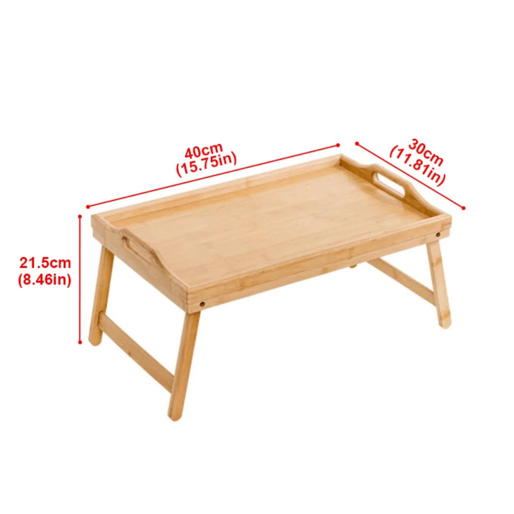Bamboo Folding Table – Mini Laptop Bed Desk & Sofa Tray Bamboo Folding Desk Richie's 40-30x21.5cm