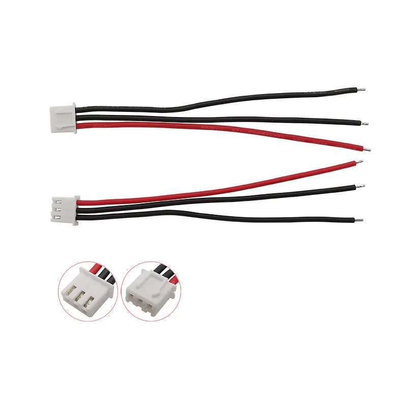 10Pcs JST XH 2.54mm LiPo Balance Charger Connectors 22AWG Battery Connector Cable Richie's