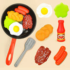 Kids' Kitchen Frying Pan Play Set – Pretend Cooking Toy Kitchen Play Set Richie's