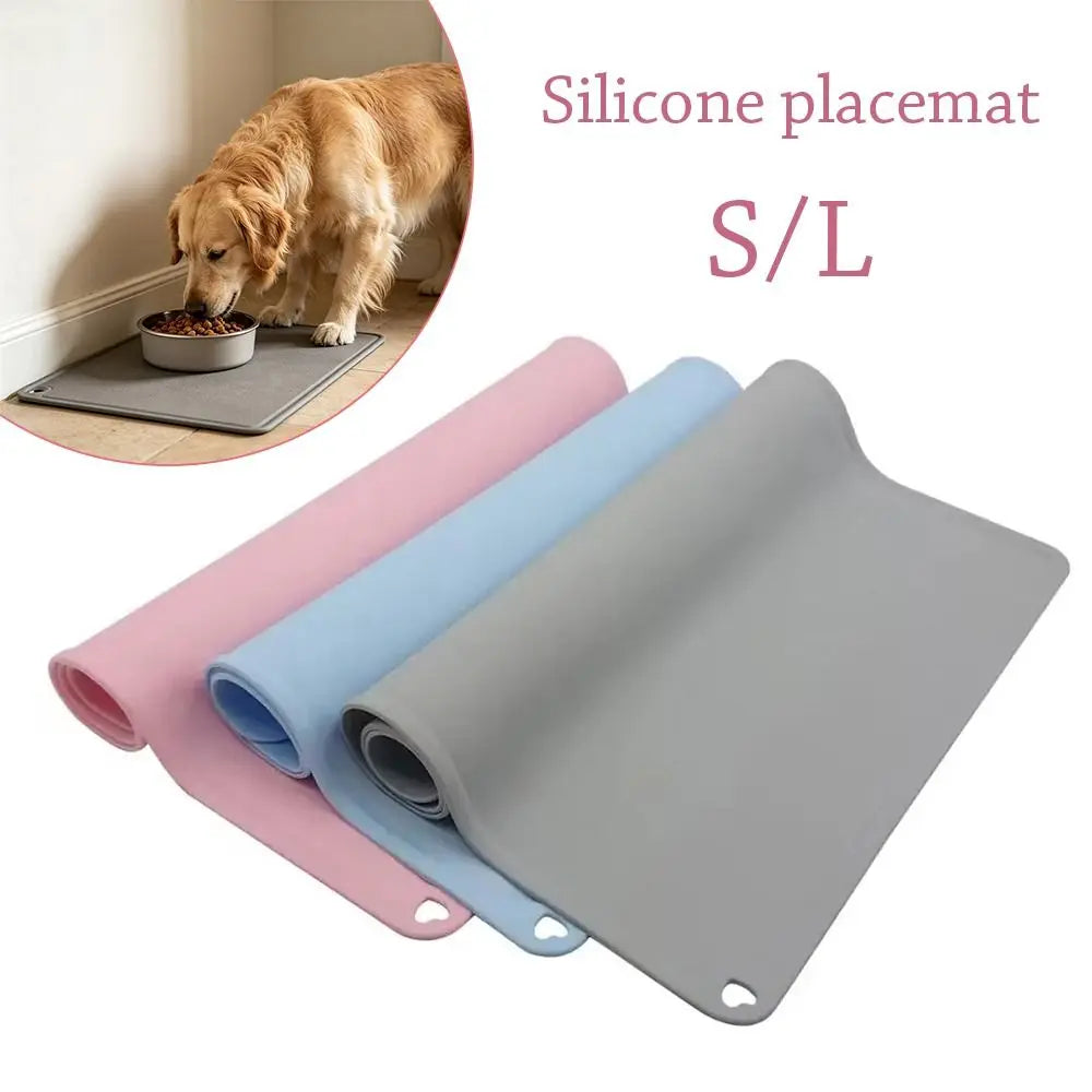 Non-Slip Silicone Pet Feeding Mat for Dogs & Cats | Waterproof Pet Feeding Mat Richie's
