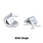 2Pcs 90° Corner Bracket for 2020–8080 Aluminum Extrusion Corner Angle Bracket Richie's 6060-2 Holes