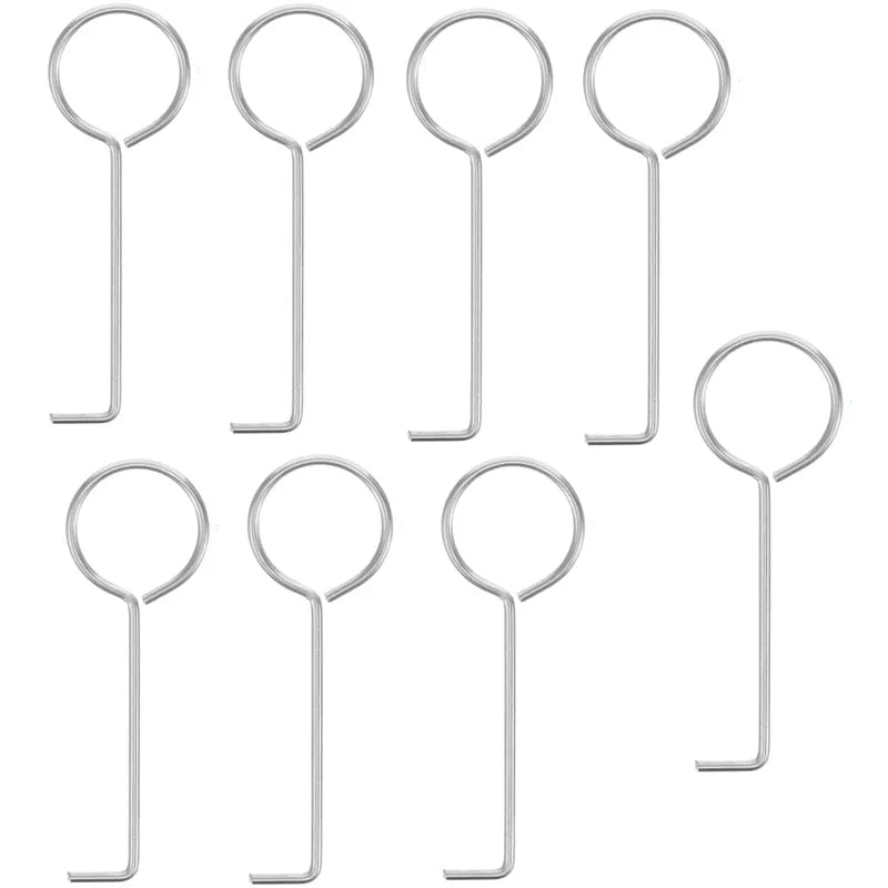8-Piece Stainless Steel Drain Lifting Hook Key Set Drain Lifting Hook Richie's 8pcs