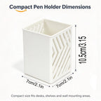 Wall Mounted Pen Holder – ABS Plastic Pencil Organizer Pen Holder Richie's