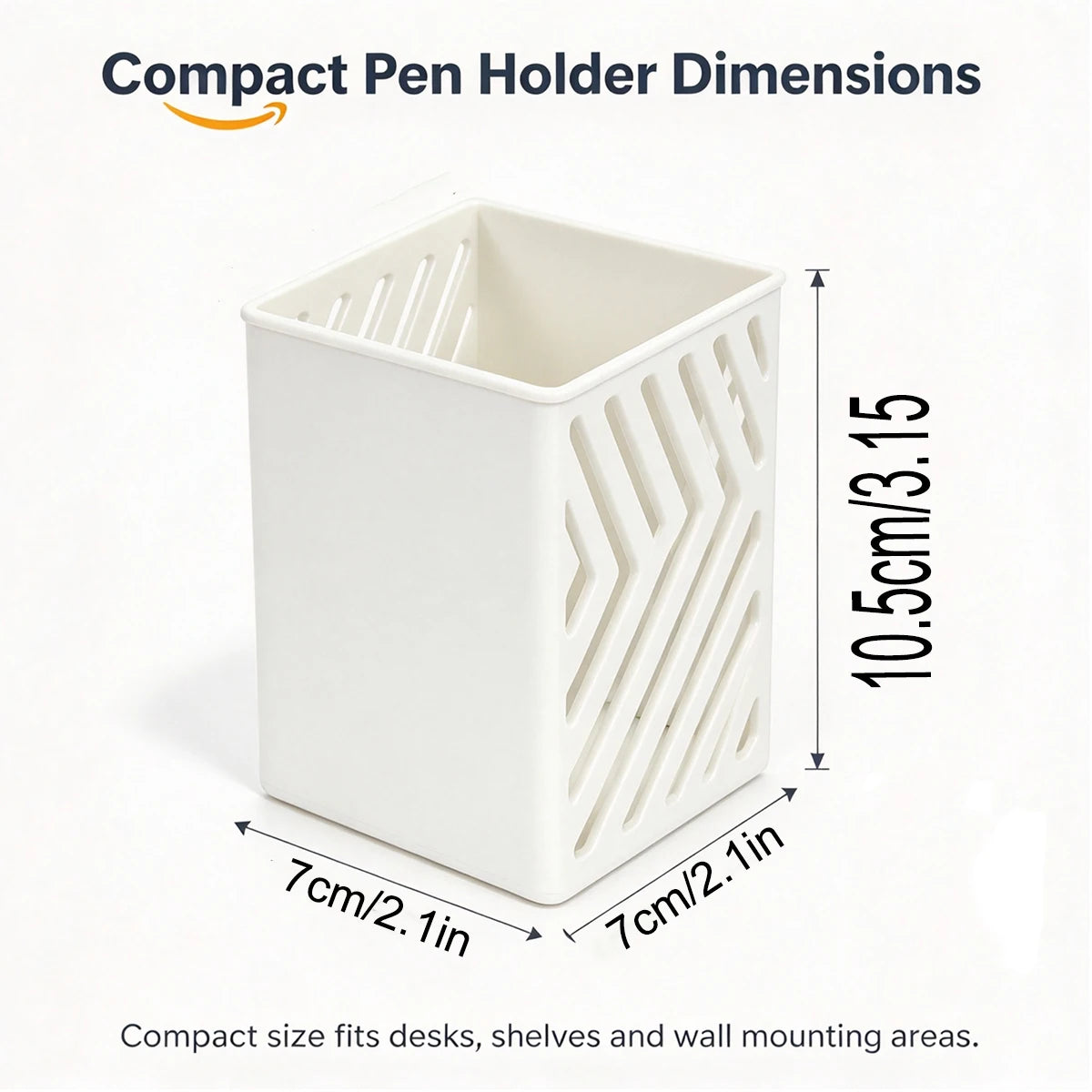 Wall Mounted Pen Holder ABS Plastic No-Drill Pencil Organizer Wall Pen Holder Richie's
