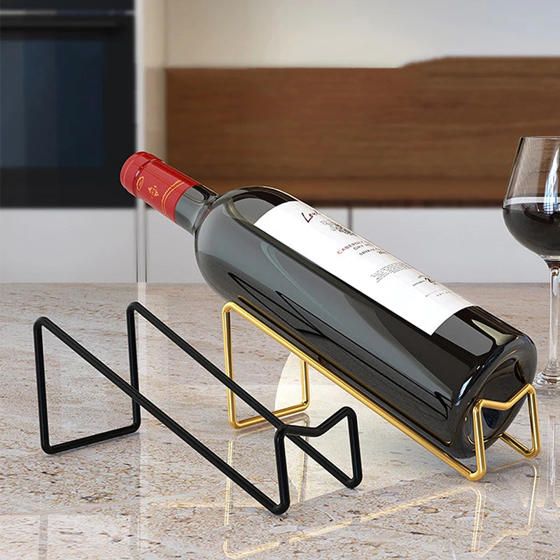 Iron Countertop Wine Rack – Bottle Display & Storage Holder Wine Bottle Rack Richie's