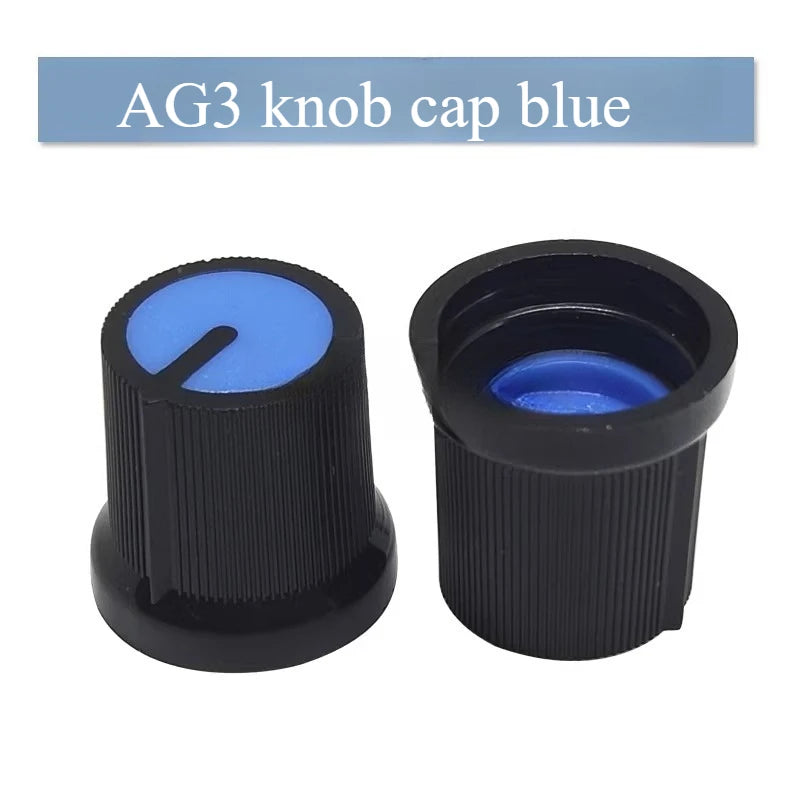 30PCS Potentiometer Knobs Set 6mm WH148 Assorted Colors Potentiometer Knobs Set Richie's AG3 Blue 30PCS