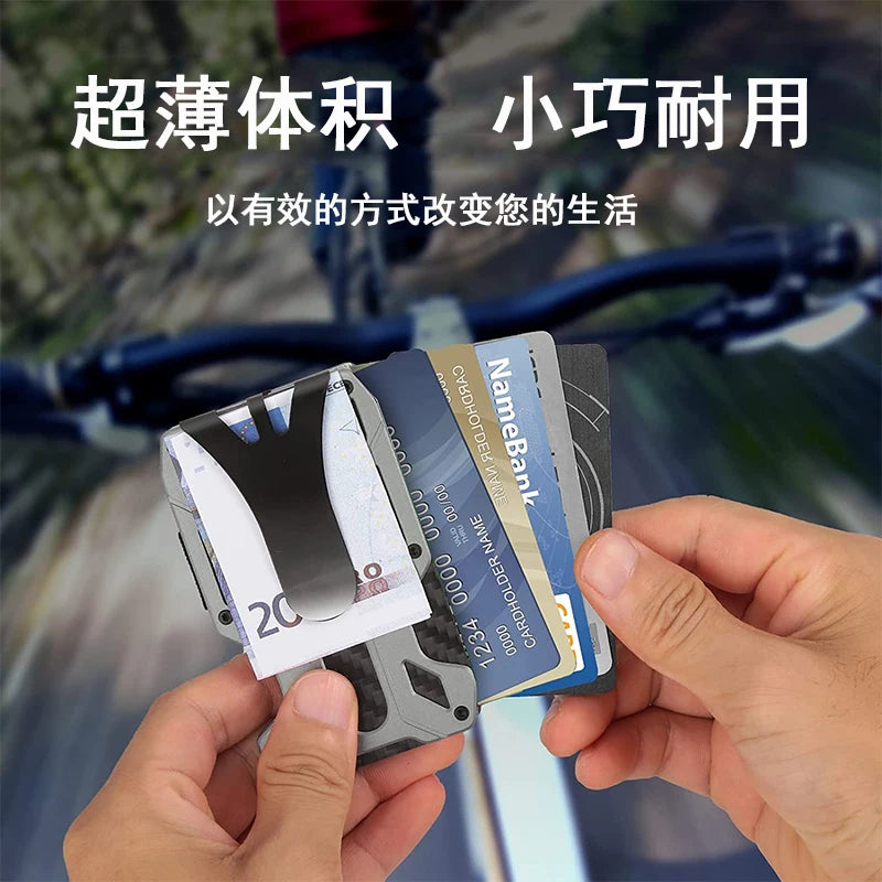 Zeeker Slim RFID Wallet with Money Clip | Men's Card Holder Men's Slim Wallet Richie's