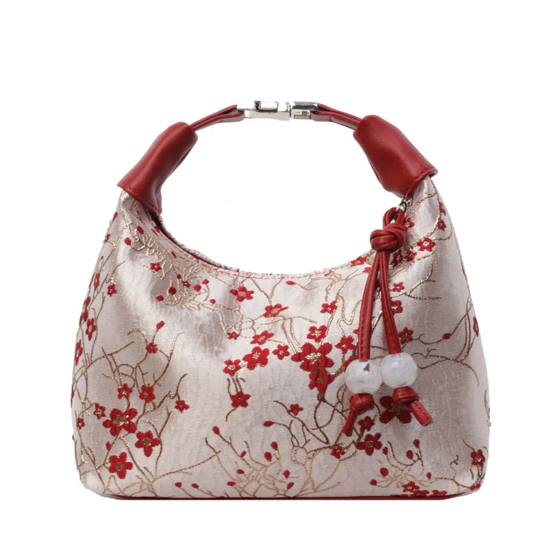Chinese Embroidered Canvas Crossbody Bag – Hanfu Party Purse Embroidered Crossbody Bag Richie's