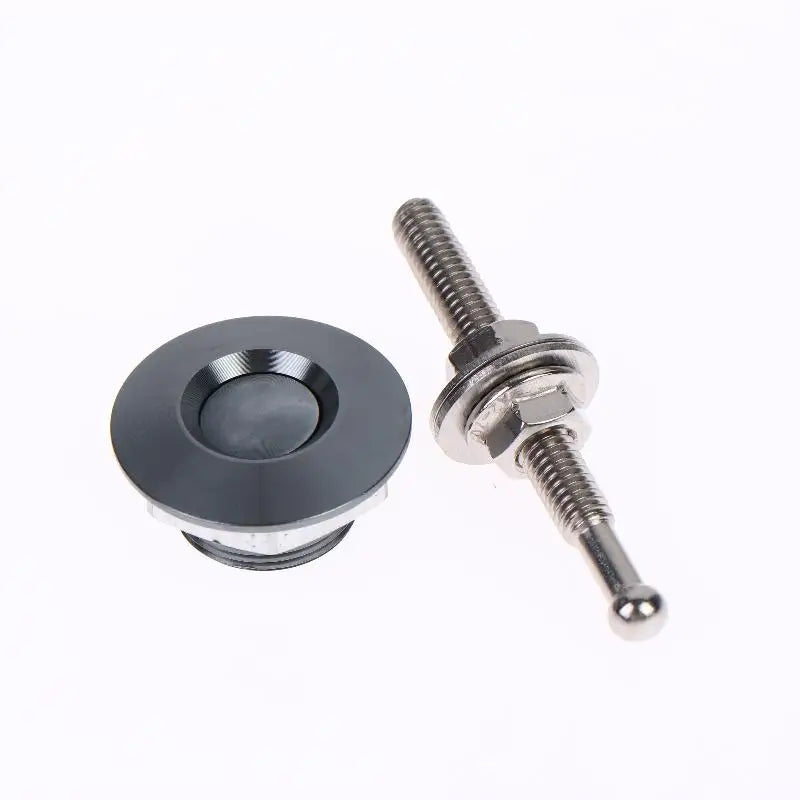 30mm Aluminum Hood Pin Quick Release Latch Lock – Universal Fit Hood Pin Lock Kit Richie's Gray