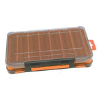 Double Sided Fishing Tackle Box – Lure & Bait Organizer Case Fishing Tackle Box Richie's Orange large