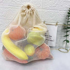 Reusable Cotton Mesh Bag – Eco-Friendly Produce & Shopping Bag Reusable Mesh Bag Richie's