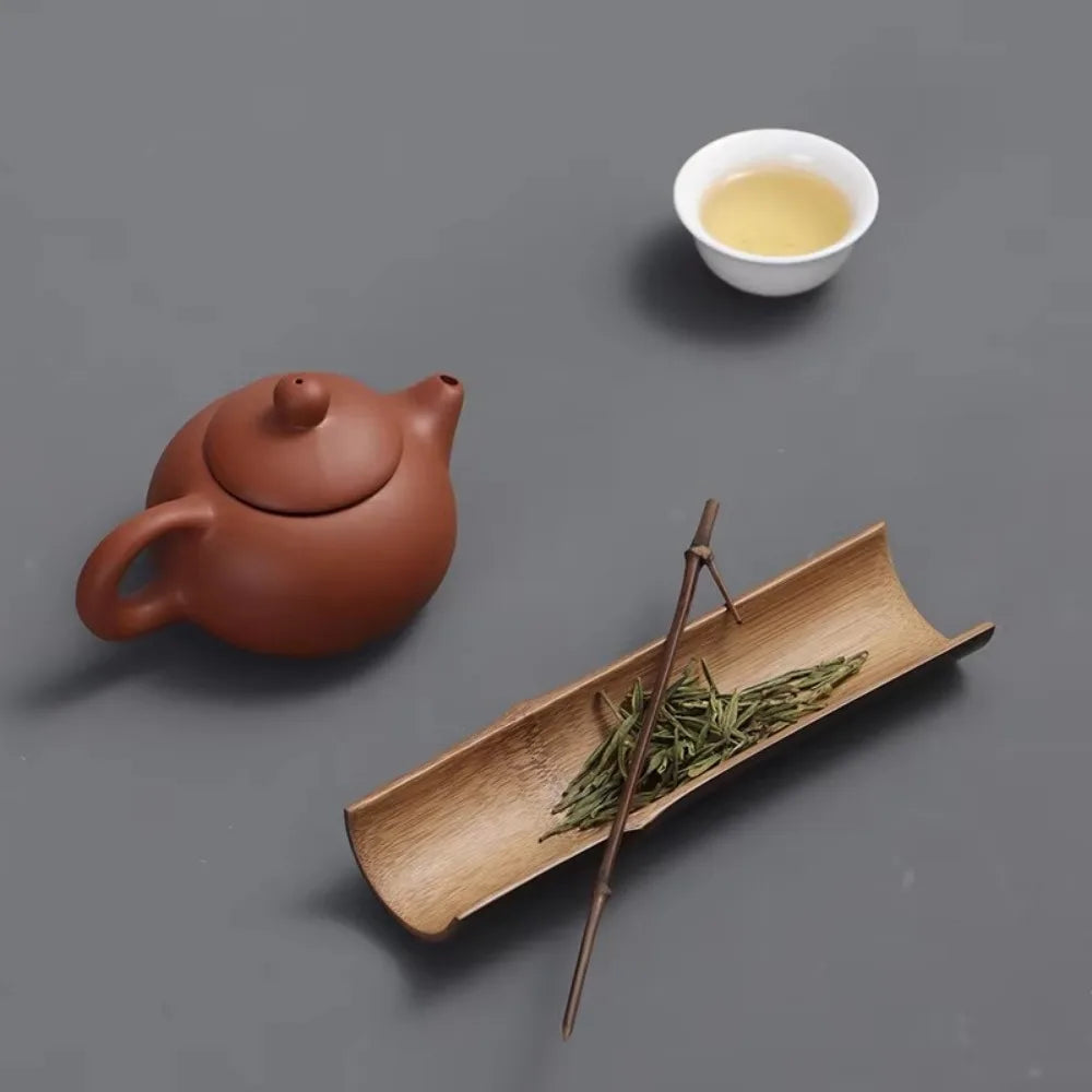 Handmade Natural Bamboo Tea Scoop Kung Fu Tea Ceremony Set Bamboo Tea Accessory Richie's