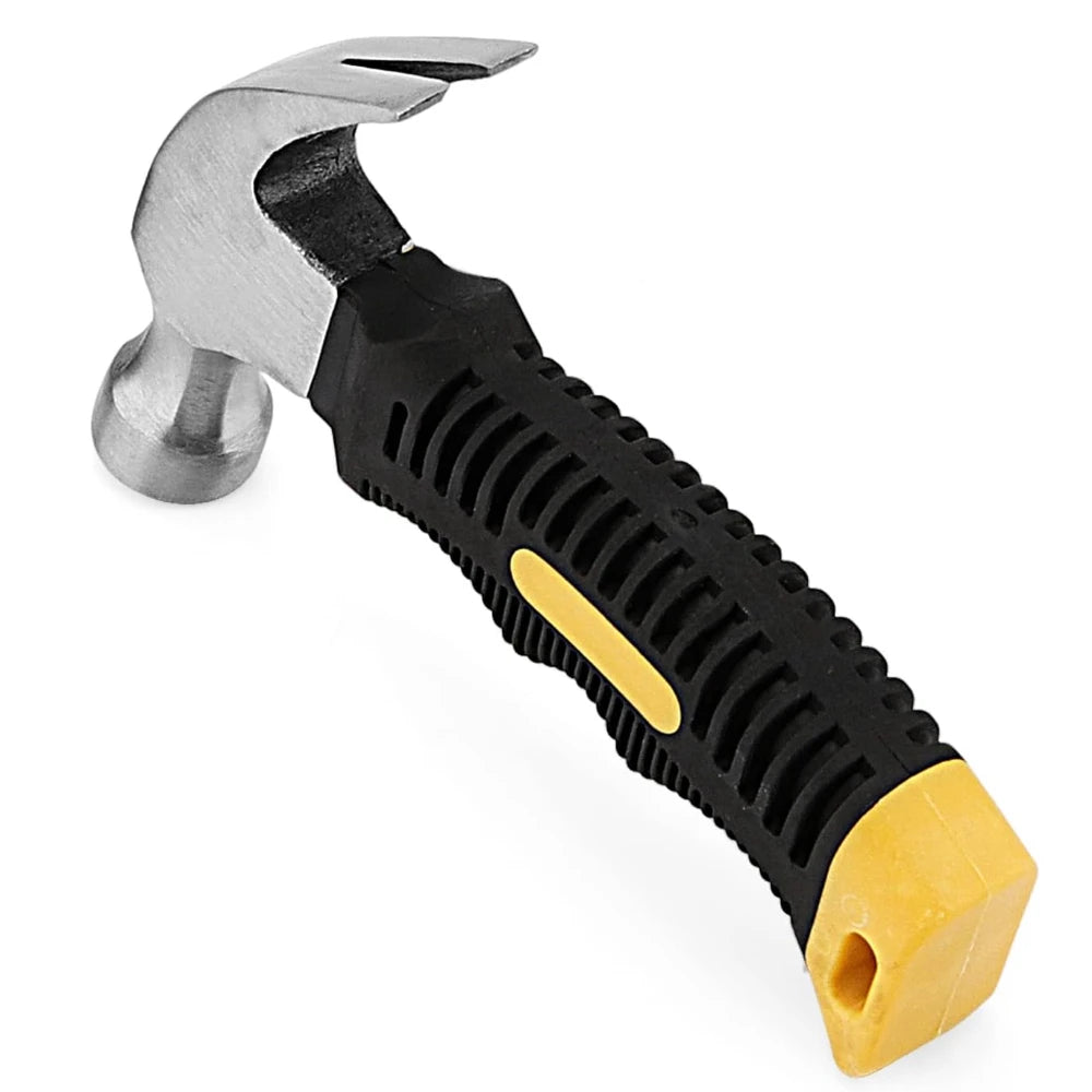 4-Pack 8 Oz Compact Stubby Claw Hammer Set | Mini Grip Stubby Claw Hammer Richie's