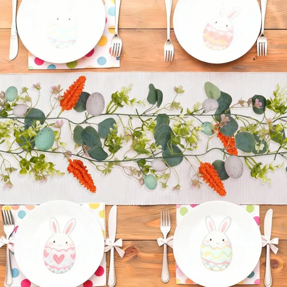 Easter Artificial Vine Wreath – Colorful Eggs & Butterfly Décor Easter Vine Wreath Richie's