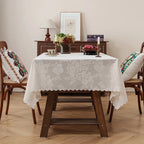 European Floral Embossed Tablecloth – Waterproof & Easy Clean Rectangular Tablecloth Richie's E