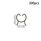 100/200pcs Plant Support Clips – 3 Sizes, Climbing Plants Plant Support Clips Richie's 200pcs L