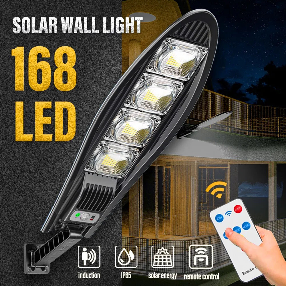 168 LED Solar Motion Sensor Outdoor Light – IP65 Waterproof Solar Outdoor Light Richie's