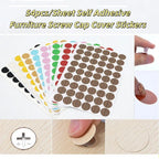 54pcs Self-Adhesive Screw Cap Cover Stickers – Furniture PVC Screw Cap Stickers Richie's