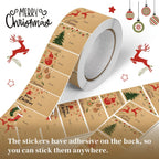 210pcs Christmas Gift Tag Stickers Self-Adhesive Name Labels Gift Tag Stickers Richie's